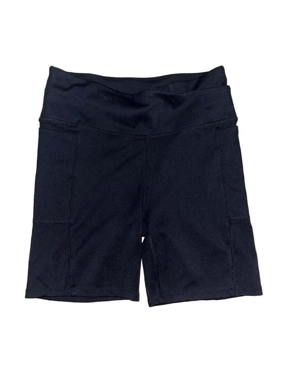Freely Athletic Bike Shorts Size M Black Pockets Activewear